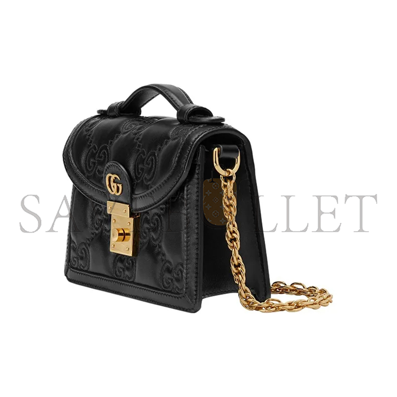 GUCCI GG MATELASSÉ SMALL SHOULDER BAG 724499 (18*13*6.5cm)